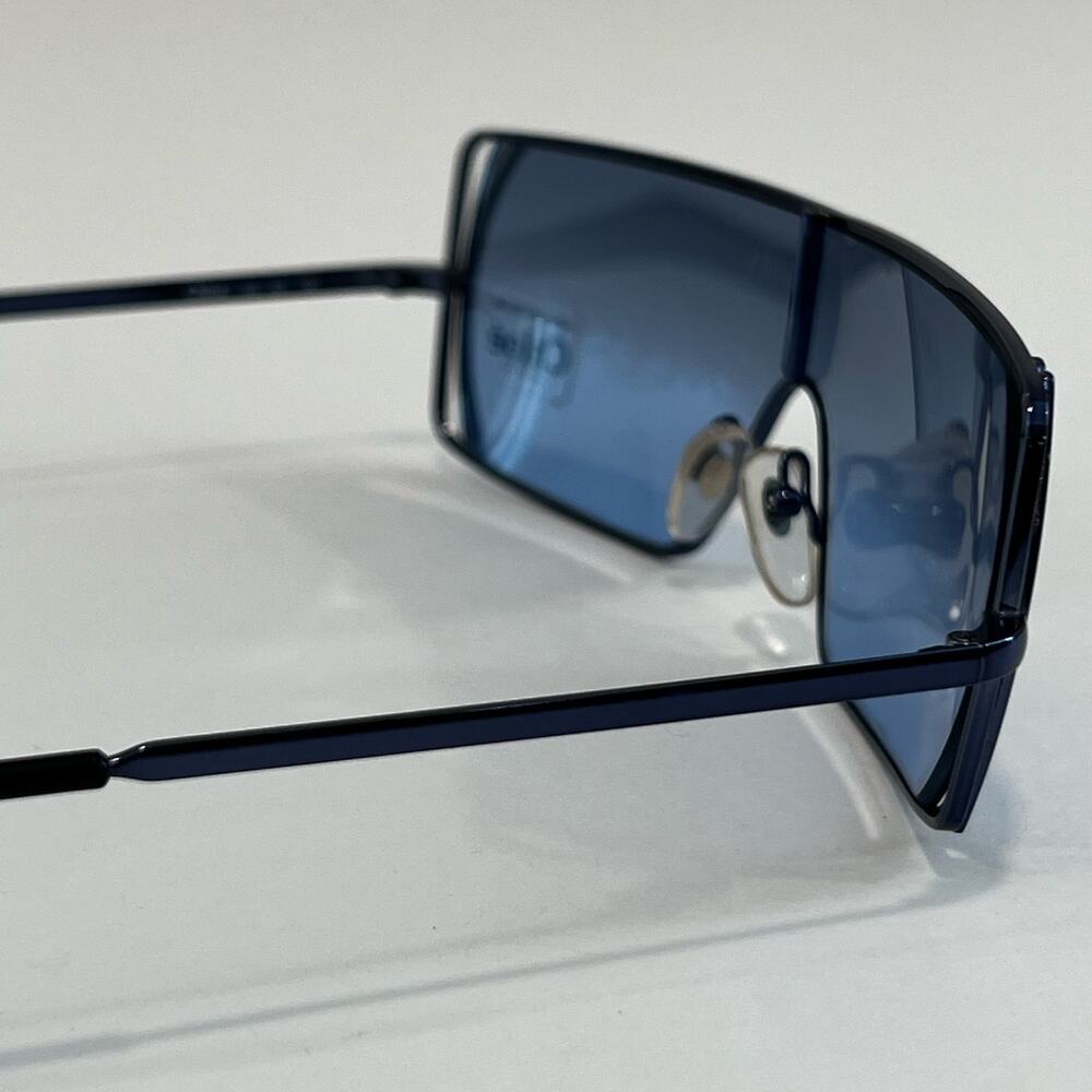 NWOT Chloe Vintage Deadstock Panoramic Sunglasses Blue Gradient Lens - Picture 7 of 10